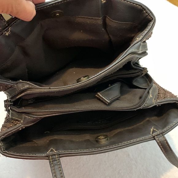 Frankie & Johnnie handbag purse brown shoulder bag - Picture 5 of 7